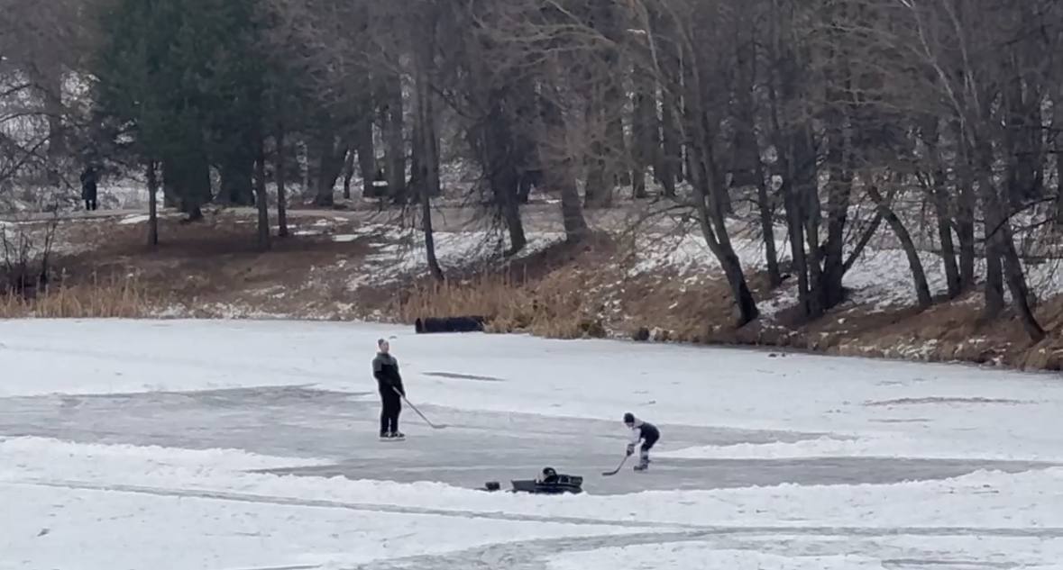 Лёд идёт! Выходить нельзя.

На прудах и реке Протва уже сковался лёд. Толщина – меньше пары санти...